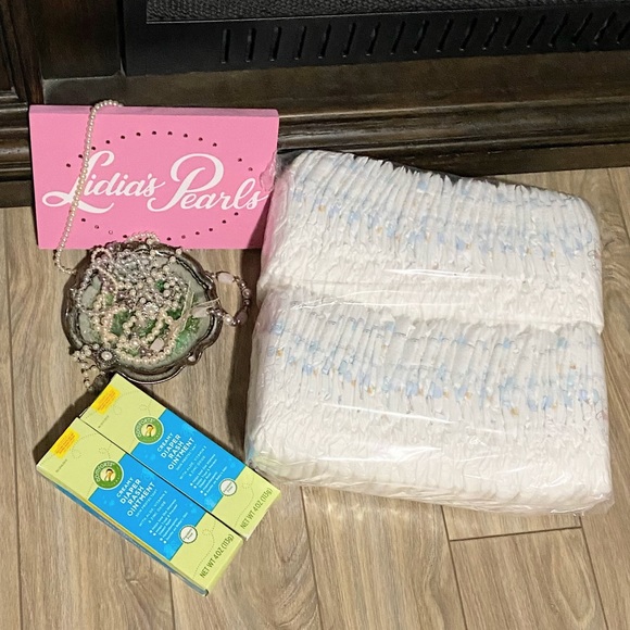 huggies Other 64 Huggies Newborn Diapers 2 Nib 4oz Comforts Creamy